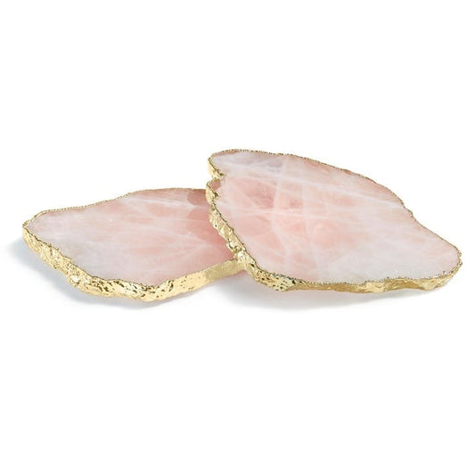 Lot of 2 x Anna Ny By Rablabs Pair Of Agate Gemstone Coasters (ref anna-ny-agate-coasters-set) Total RRP £566