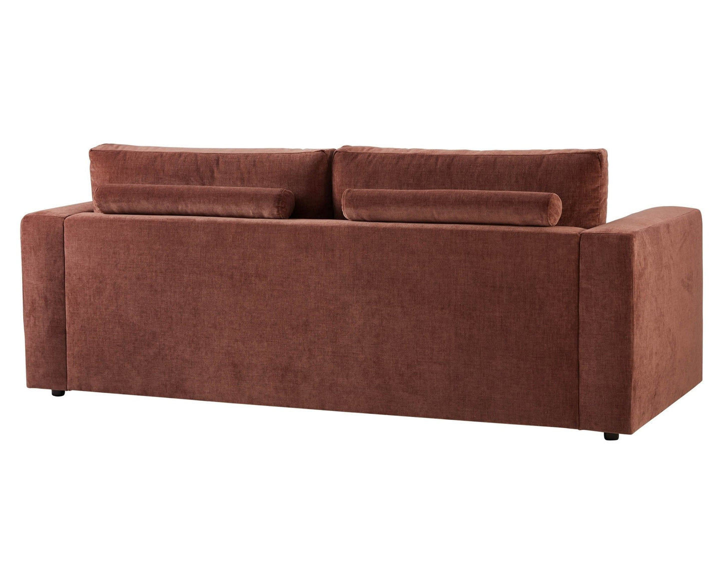 Dusk Grade B Chicago Chenille Dark Rust 3 Seater Sofa RRP £512