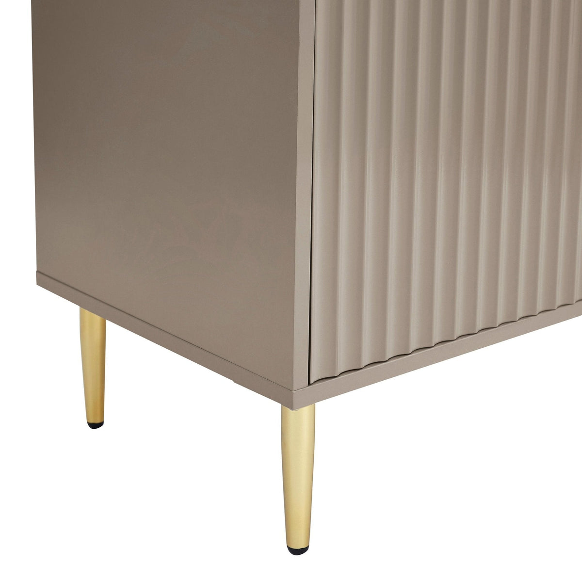 Dusk Evie Grade B Taupe and Gold Effect 2 Door Sideboard RRP £209.00