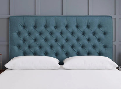 Dreams Grade B Bracken Halley Cornflower Blue King Size Strutted Headboard RRP £549