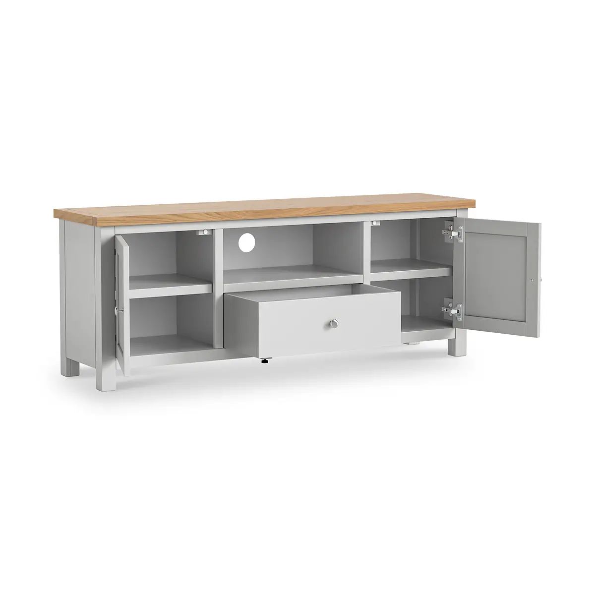 Roseland Grade B Furniture Farro Grey XL 150cm TV Stand RRP £360