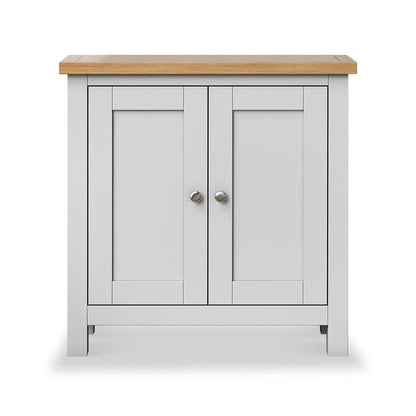 ROS-OUT-01239 Grade-B Roseland Furniture Farro Grey Painted Cupboard RRP £194.95