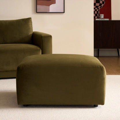 DUS-CC2-08024 Grade-B Dusk Chicago Pouffe - Rich Green RRP £199.00
