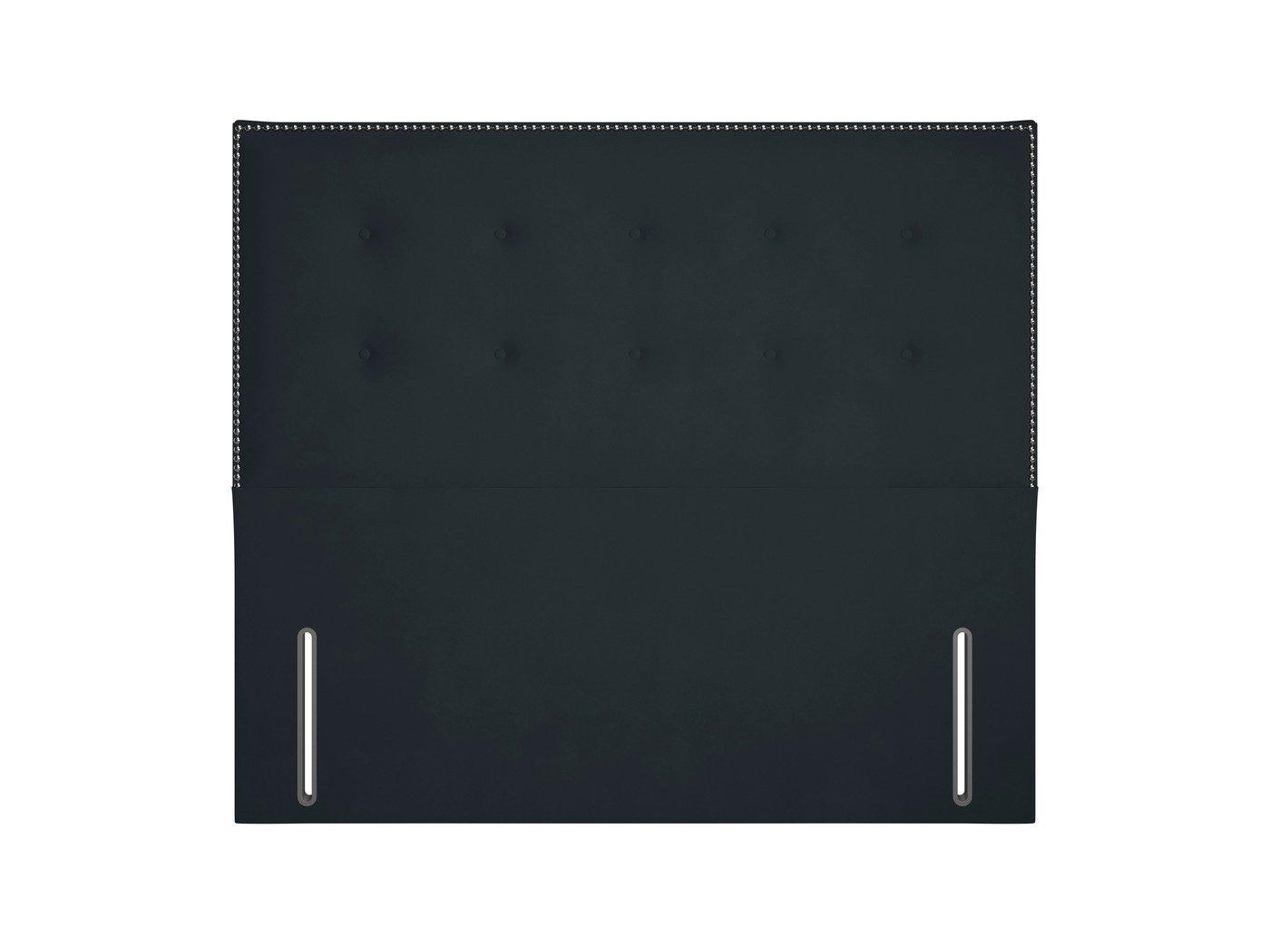 DRE-BED-00222 Grade-B Dreams Dream Team Levisham Headboard King Size Full Height in Velveteen Slate RRP £399.00