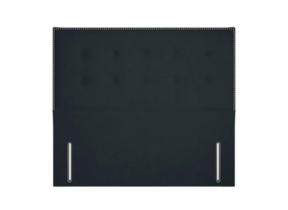 DRE-BED-00222 Grade-B Dreams Dream Team Levisham Headboard King Size Full Height in Velveteen Slate RRP £399.00