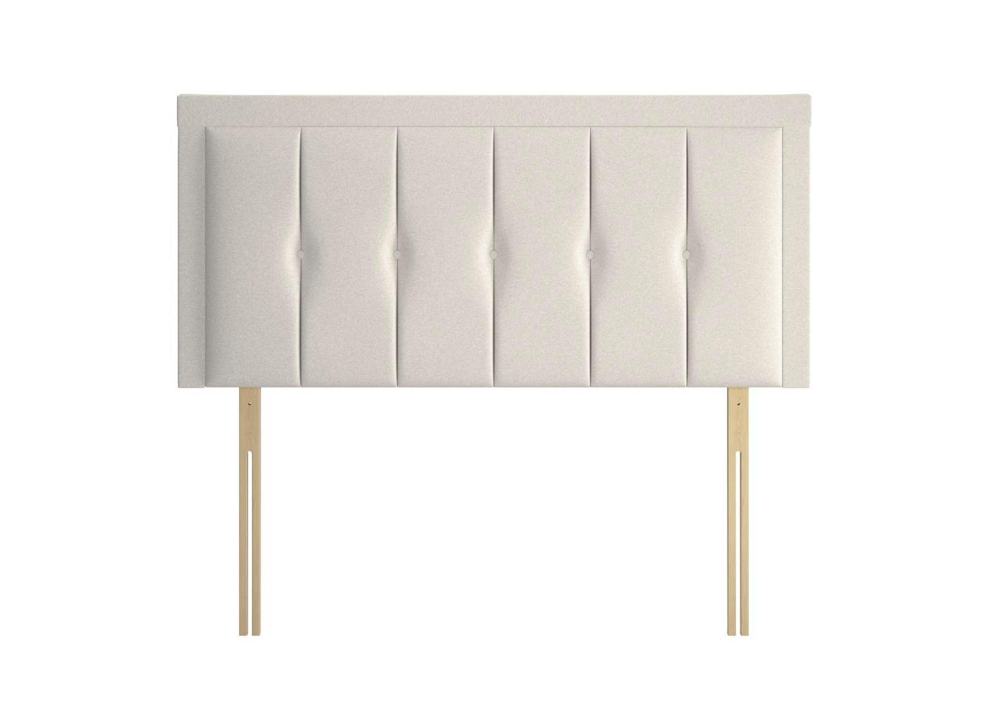 DRE-BED-00227 Grade-B Dreams Dream Team Malham Super King Headboard Strutted Boutique Weave Almond RRP £369.00
