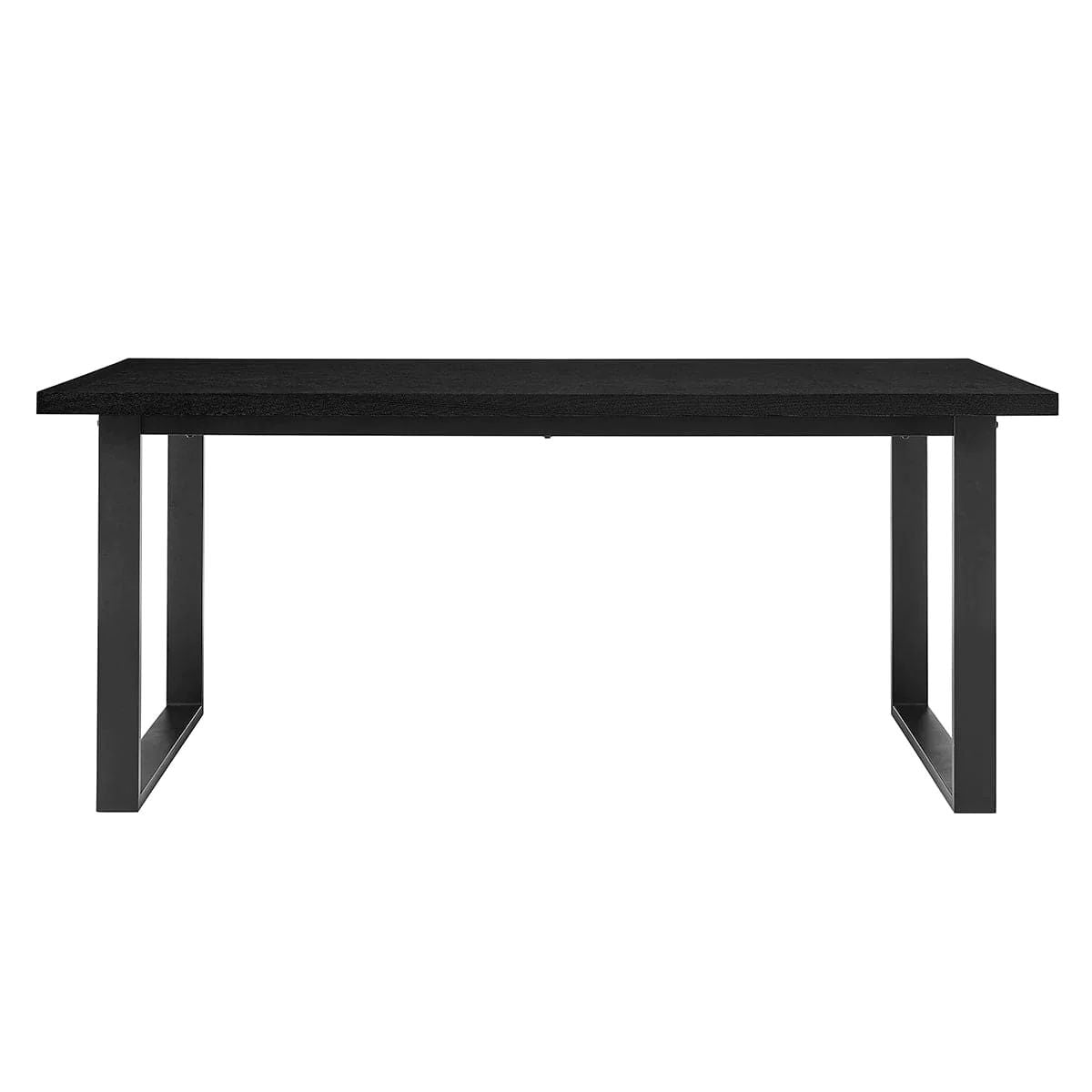 Dusk Harper Chevron 4-6 Seater Dining Table - Black (ref DUS-APM-08359) RRP £399