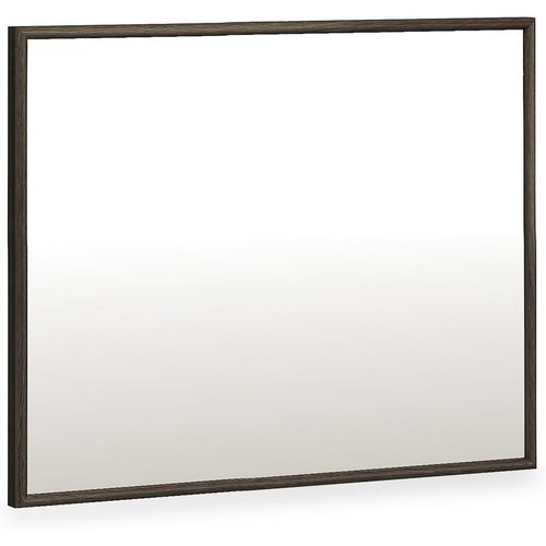 ROS-OUT-00942 Grade-B Roseland Furniture Norburn Charcoal Oak Mirror RRP £160.00