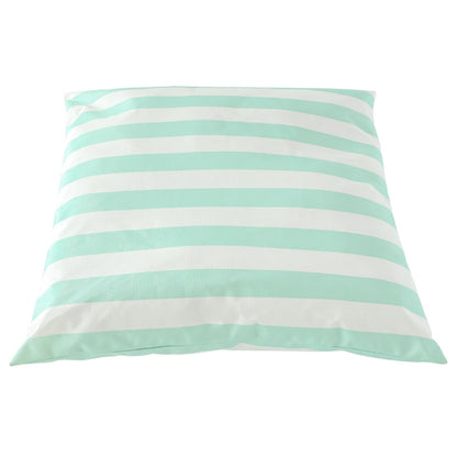 QVC-NEW-00440 Grade-A QVC Garden Stories Sorbet Collection Indoor Outdoor Light Blue Striped 100cm Floor Cushion RRP £45.00
