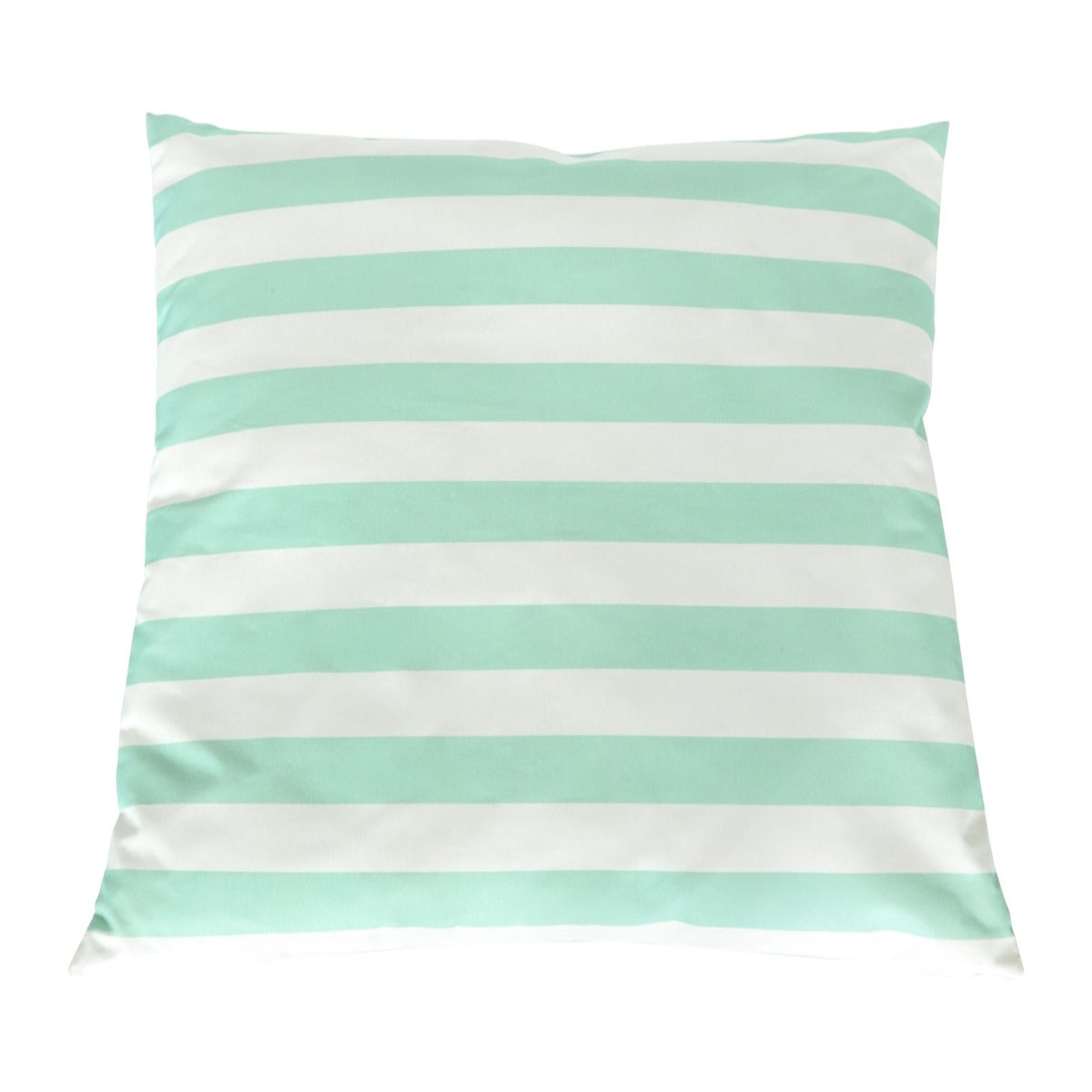 QVC-NEW-00440 Grade-A QVC Garden Stories Sorbet Collection Indoor Outdoor Light Blue Striped 100cm Floor Cushion RRP £45.00
