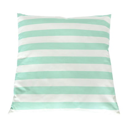 QVC-NEW-00441 Grade-A QVC Garden Stories Sorbet Collection Indoor Outdoor Light Blue Striped 100cm Floor Cushion RRP £45.00