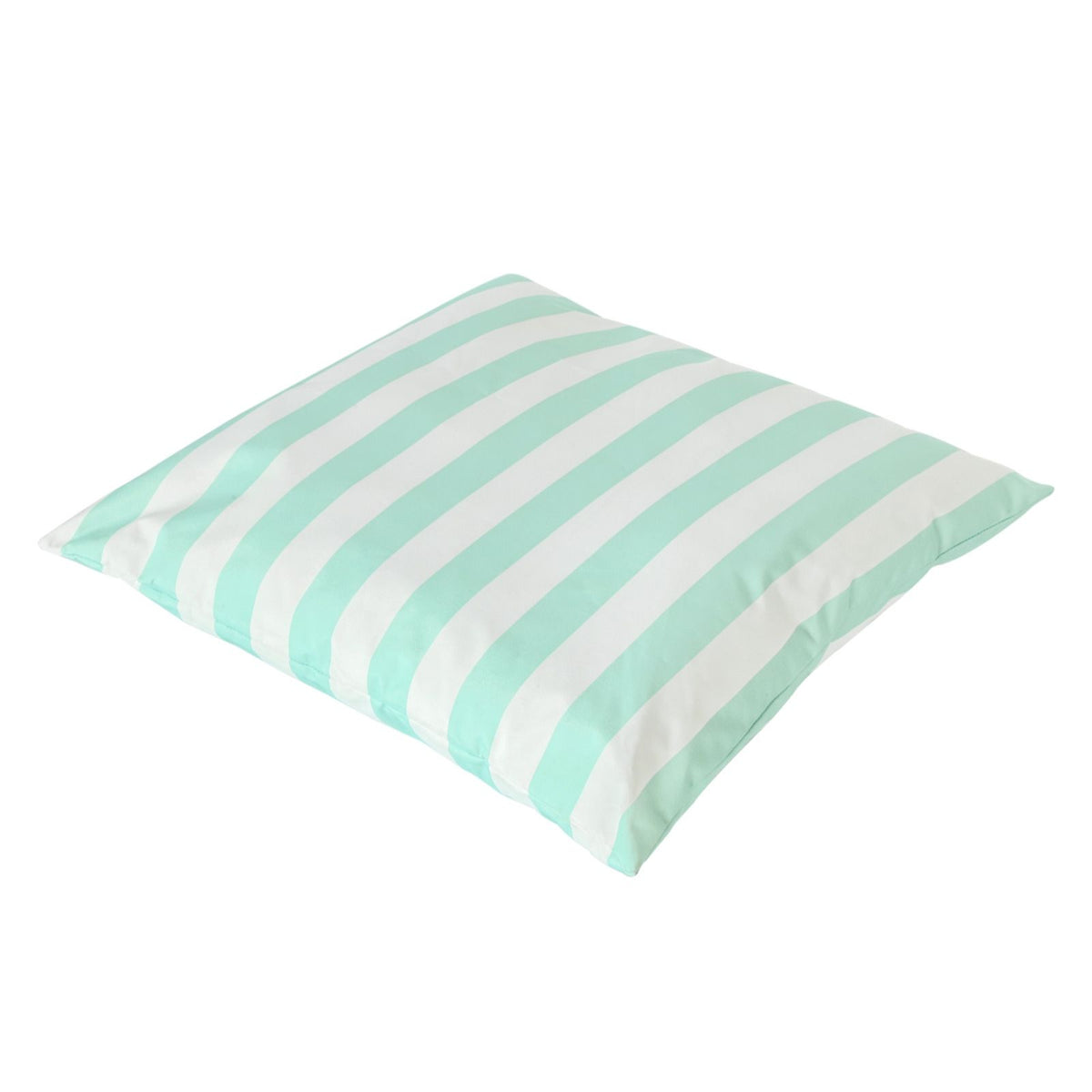QVC-NEW-00438 Grade-A QVC Garden Stories Sorbet Collection Indoor Outdoor Light Blue Striped 100cm Floor Cushion RRP £45.00