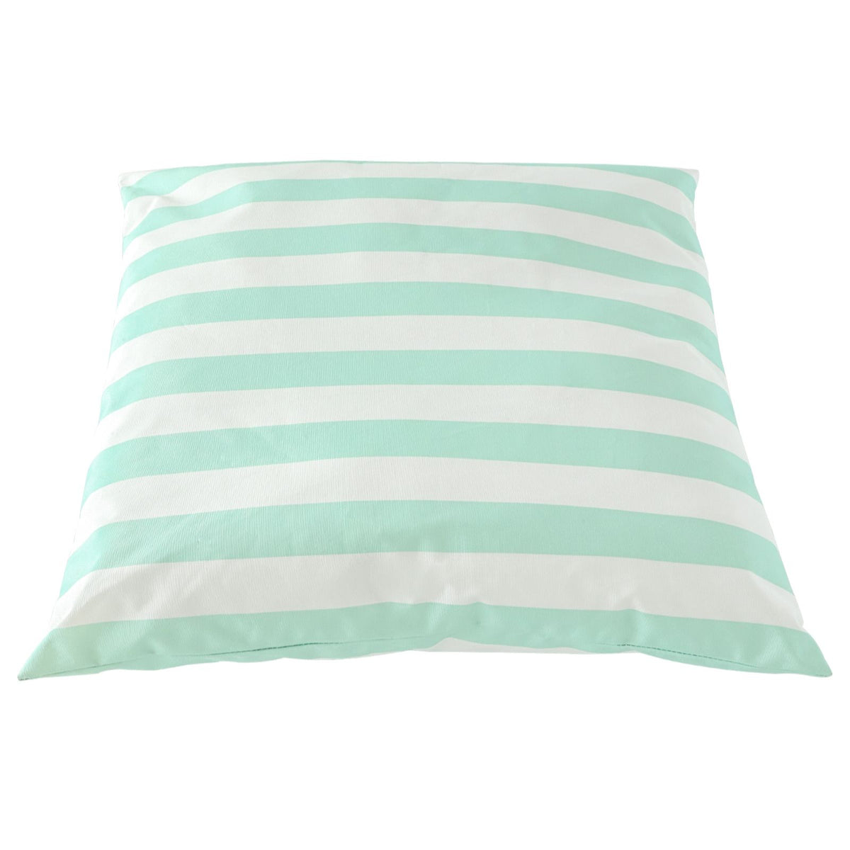 QVC-NEW-00442 Grade-A QVC Garden Stories Sorbet Collection Indoor Outdoor Light Blue Striped 100cm Floor Cushion RRP £45.00