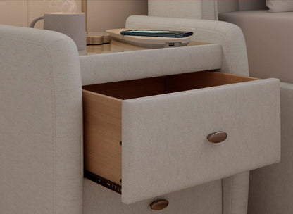 DRE-FUR-00331 Grade-C0 Dreams Deacon Natural Bedside RRP £179.00