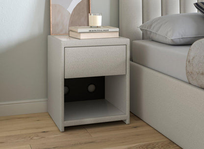 DRE-FUR-00364 Grade-C0 Dreams Davies Bedside Light Grey RRP £129.00