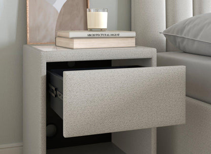 DRE-FUR-00364 Grade-C0 Dreams Davies Bedside Light Grey RRP £129.00