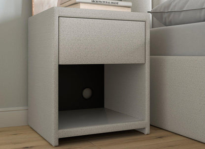 DRE-FUR-00364 Grade-C0 Dreams Davies Bedside Light Grey RRP £129.00