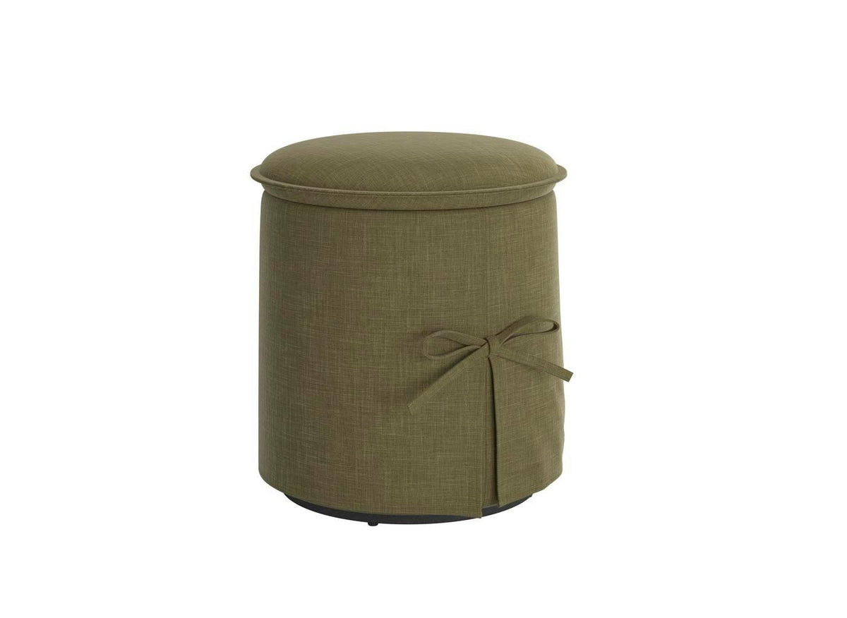 DRE-FUR-00360 Grade-C0 Dreams Lulabelle Bedside Drum Olive RRP £199.00