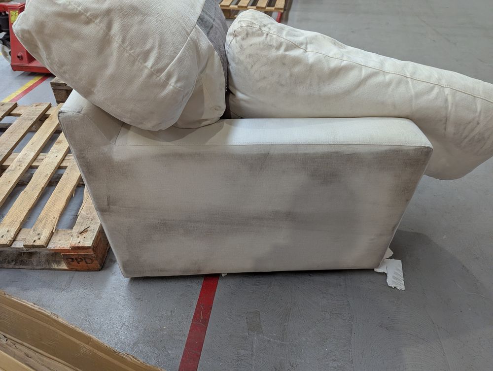 DUS-CC2-06216 Grade-C2 Dusk Cairo Feather 2 Seater Sofa - Vanilla RRP £773.00