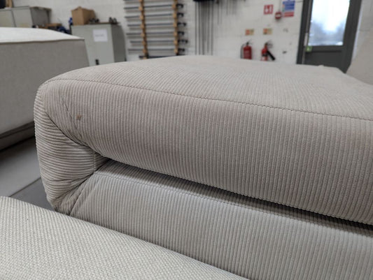 DUS-CC2-01159 Grade-C2 Dusk Seattle Double Click Clack Sofa Bed - Corduroy - Pebble RRP £389.00