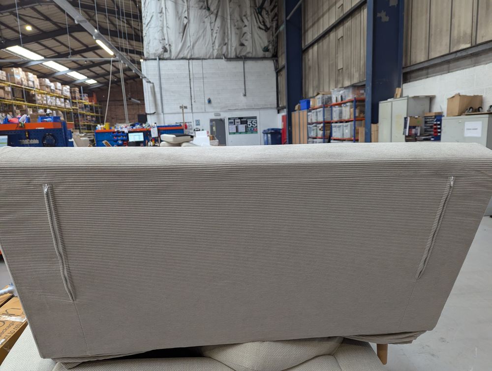 DUS-CC2-01159 Grade-C2 Dusk Seattle Double Click Clack Sofa Bed - Corduroy - Pebble RRP £389.00