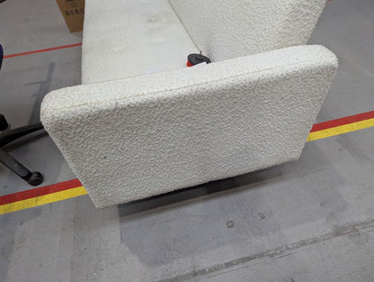 DUS-CC2-01363 Grade-C2 Dusk Hudson Bouclé Click Clack Sofa Bed Off White RRP £339.00