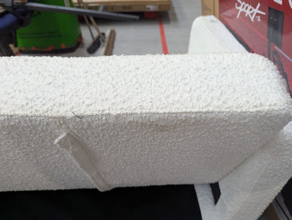 DUS-CC2-01363 Grade-C2 Dusk Hudson Bouclé Click Clack Sofa Bed Off White RRP £339.00