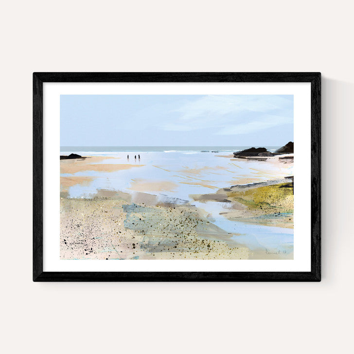 EAS-CCG-00065 Grade-C0 East End Prints East End Prints Sea View by Dan Hobday 40x50 White Framed Art Print RRP £85.00