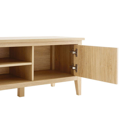 DUS-AUC-03558 Grade-C1 Dusk Nell Tv Unit for TVs up to 60" - Light Wood RRP £149.00