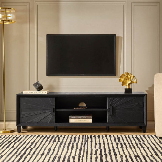 DUS-AUC-03653 Grade-C0 Dusk Amaya Tv Unit - Black RRP £167.00