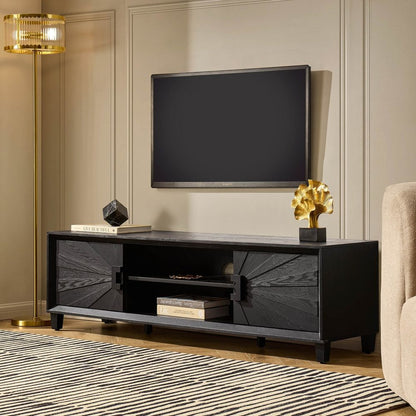 DUS-AUC-03653 Grade-C0 Dusk Amaya Tv Unit - Black RRP £167.00