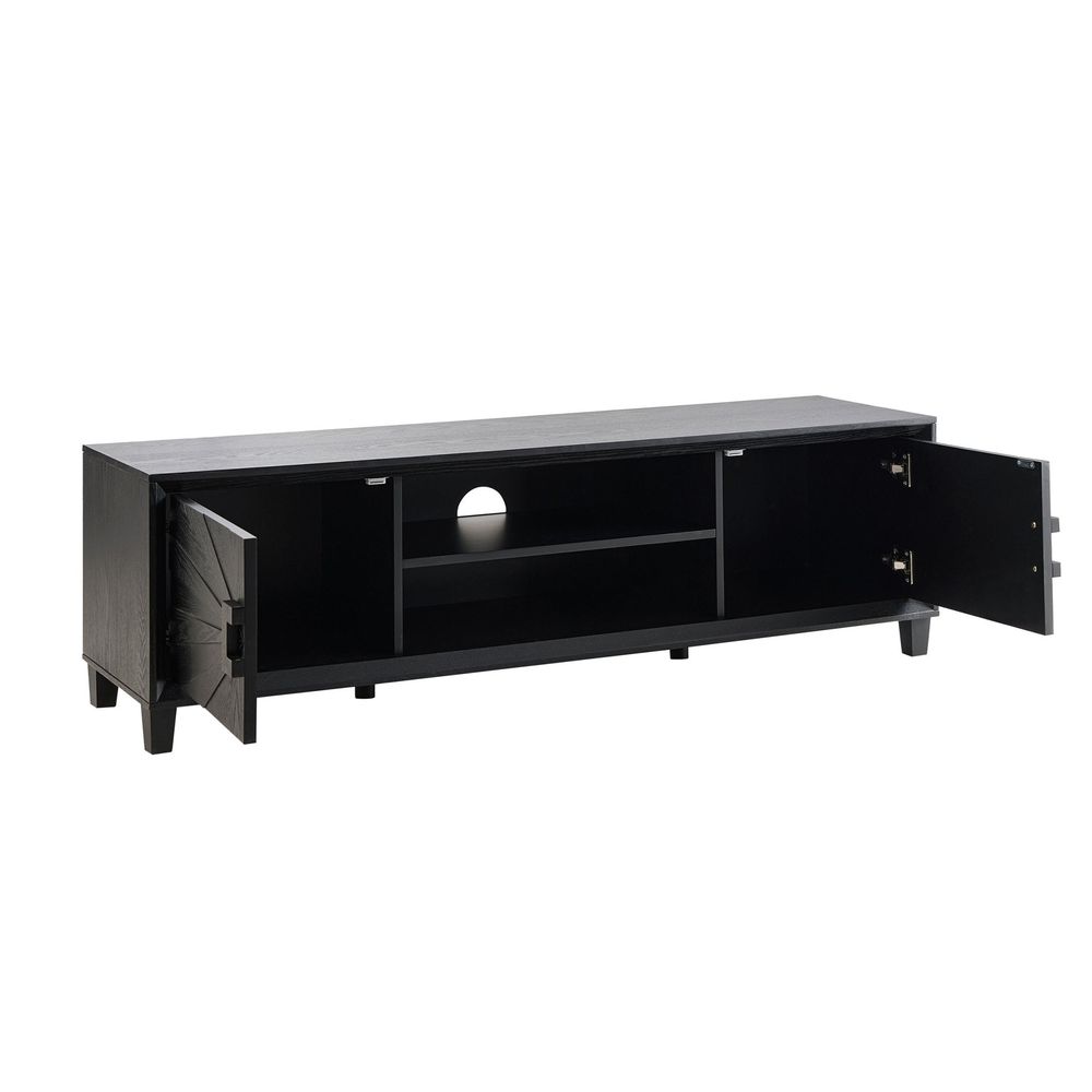 DUS-AUC-03653 Grade-C0 Dusk Amaya Tv Unit - Black RRP £167.00