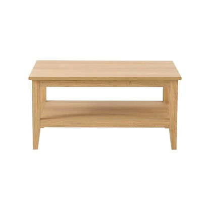 DUS-AUC-03695 Grade-C0 Dusk Nell Coffee Table - Light Wood RRP £99.00