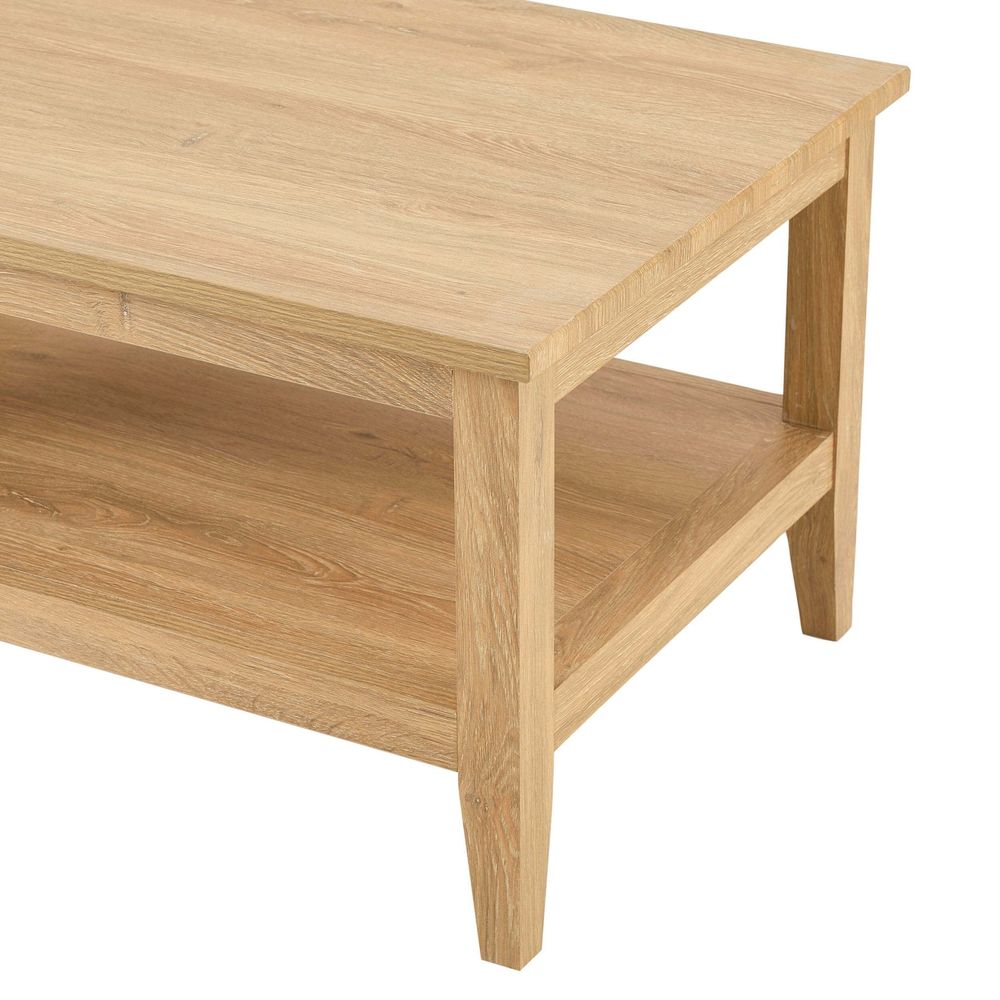 DUS-AUC-03695 Grade-C0 Dusk Nell Coffee Table - Light Wood RRP £99.00