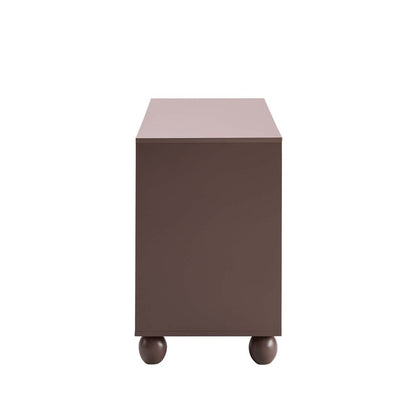 DUS-CC2-02790 Grade-C1 Dusk Rachel Arch Front 4 Door Sideboard - Mocha RRP £218.00