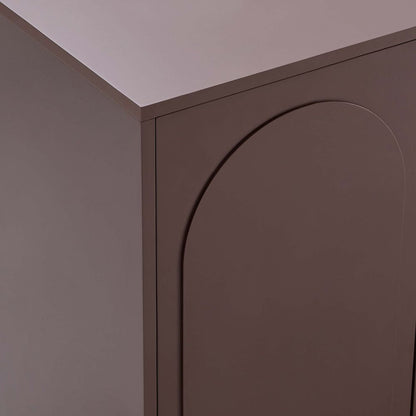 DUS-CC2-02790 Grade-C1 Dusk Rachel Arch Front 4 Door Sideboard - Mocha RRP £218.00