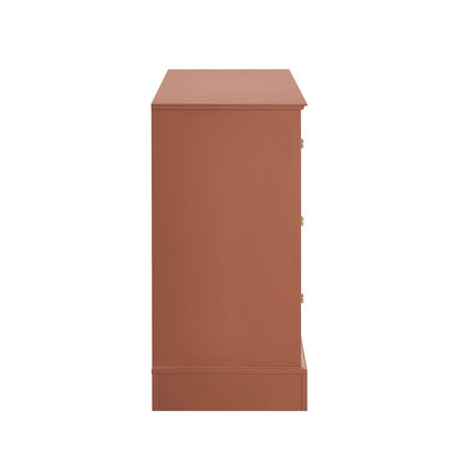 DUS-CC2-02849 Grade-C1 Dusk Ruby 6 Drawer Chest - Terracotta RRP £239.00
