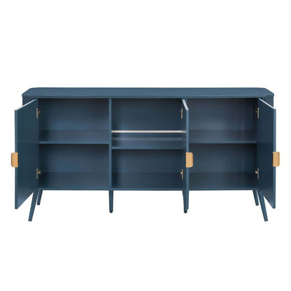 DUS-CC2-02936 Grade-C1 Dusk Hattie 3 Door Sideboard - Teal RRP £251.00