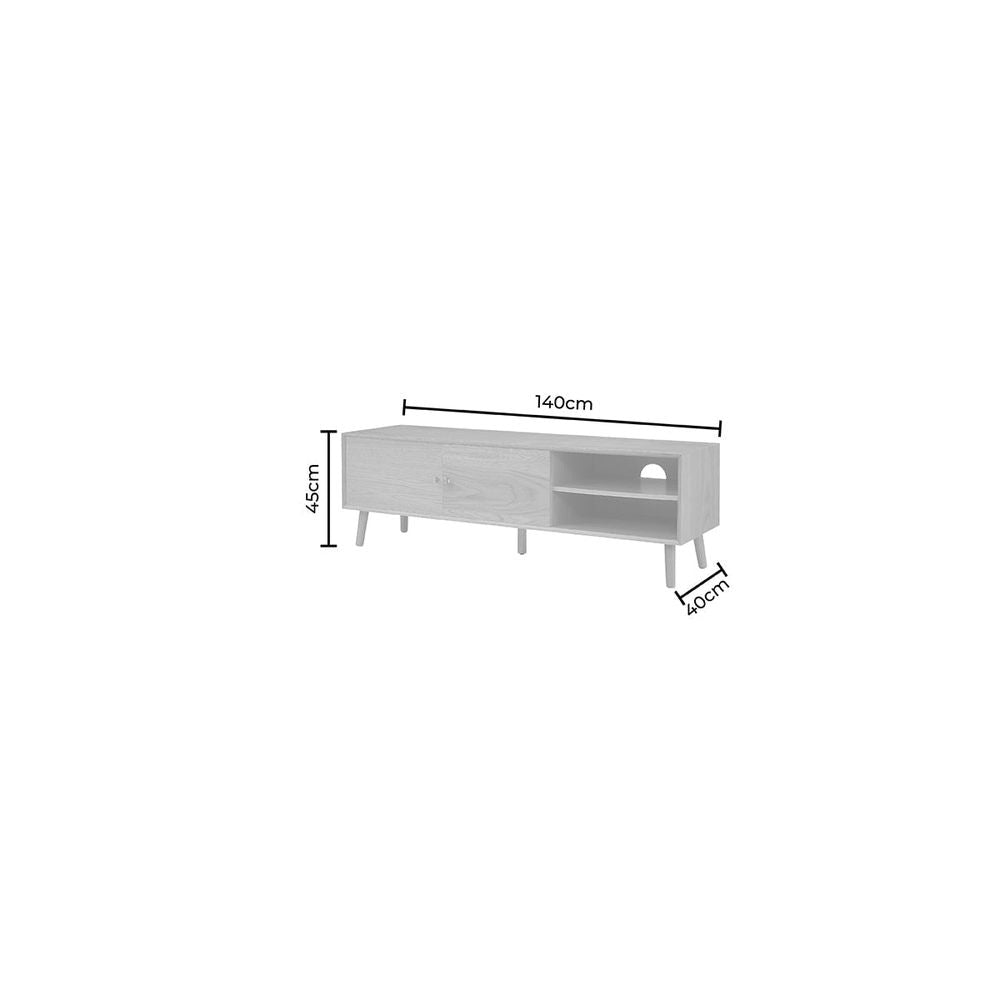 DUS-CC2-03251 Grade-C1 Dusk Heidi Tv Unit - Light Wood RRP £237.00