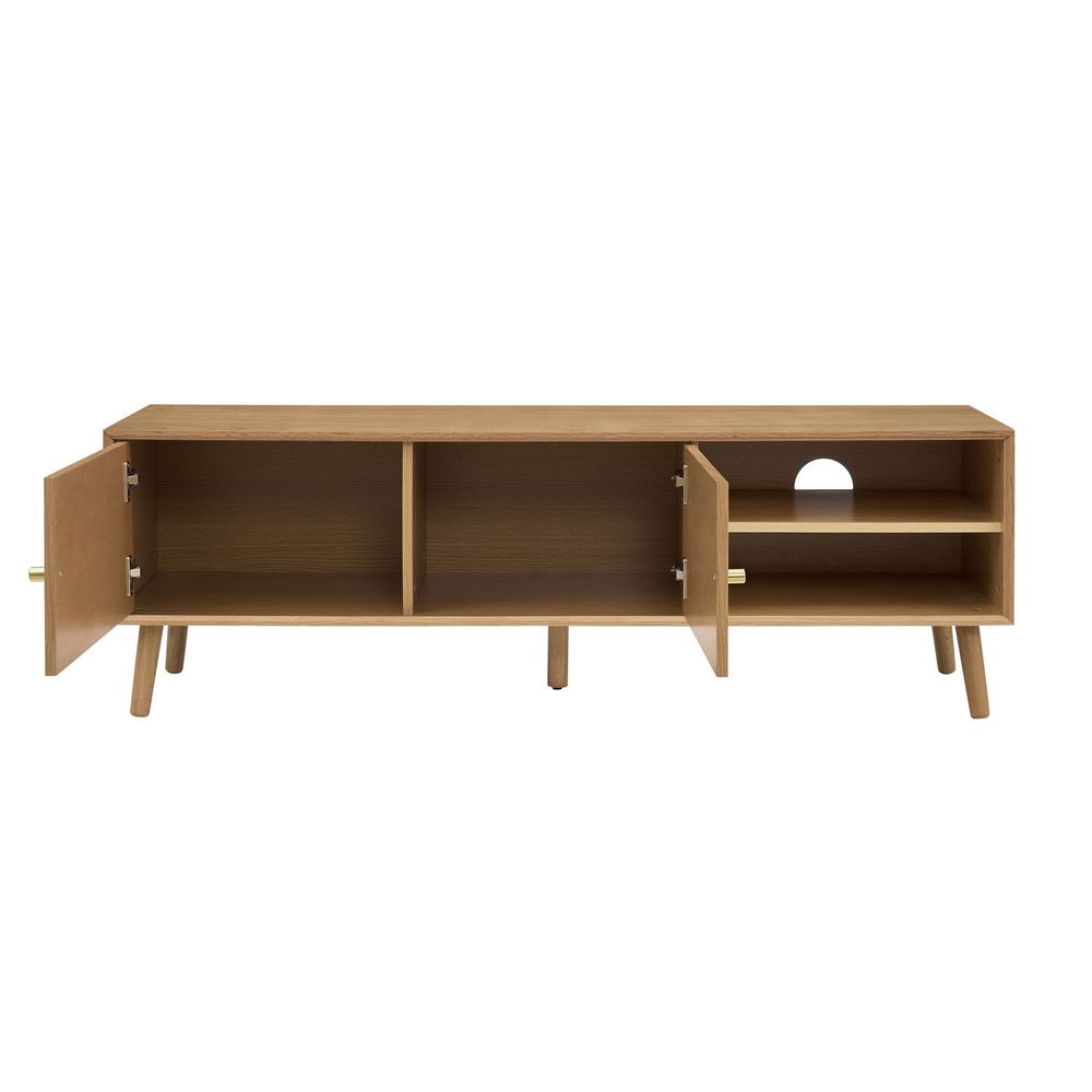 DUS-CC2-03251 Grade-C1 Dusk Heidi Tv Unit - Light Wood RRP £237.00