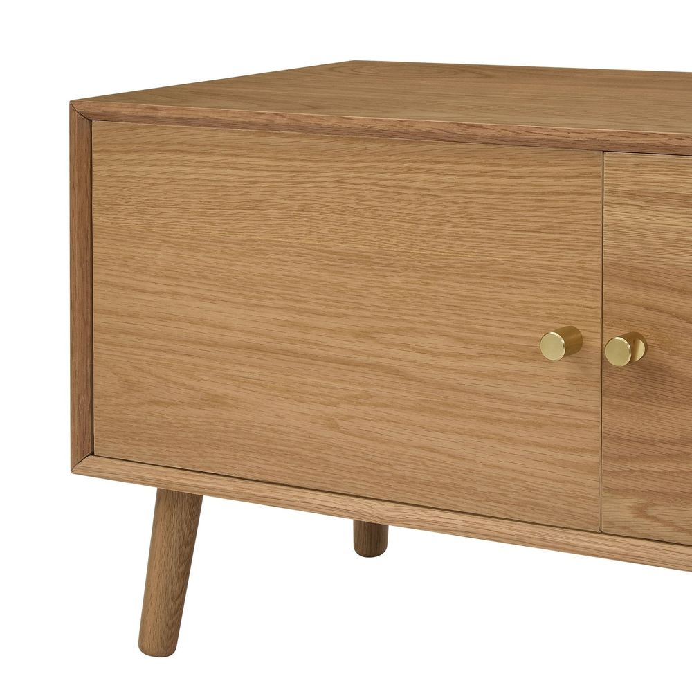 DUS-CC2-03251 Grade-C1 Dusk Heidi Tv Unit - Light Wood RRP £237.00