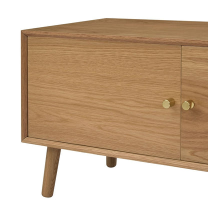DUS-CC2-03251 Grade-C1 Dusk Heidi Tv Unit - Light Wood RRP £237.00