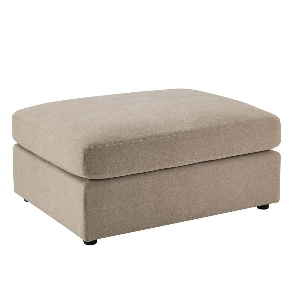 DUS-CC2-03380 Grade-C1 Dusk Miami Pouffe - Chenille Oatmeal RRP £199.00