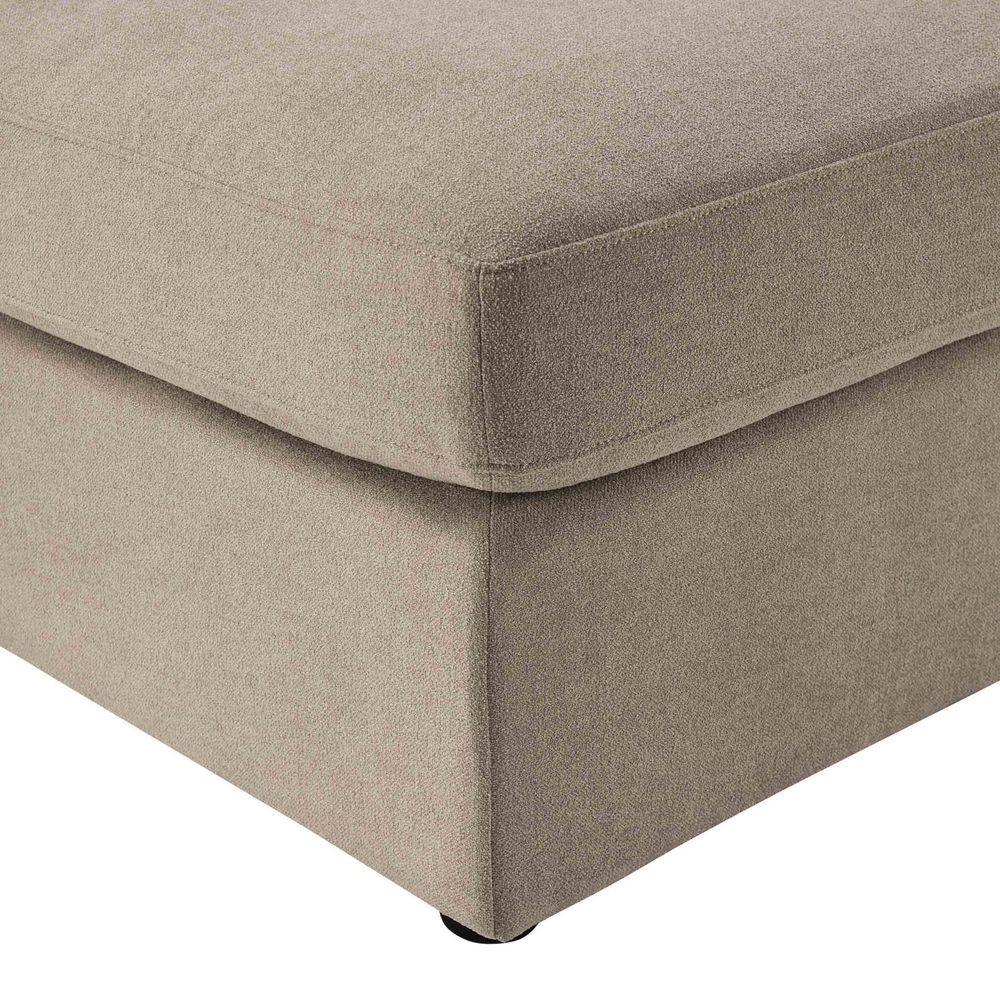 DUS-CC2-03380 Grade-C1 Dusk Miami Pouffe - Chenille Oatmeal RRP £199.00