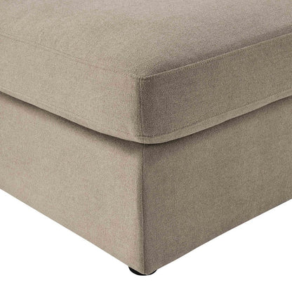 DUS-CC2-03380 Grade-C1 Dusk Miami Pouffe - Chenille Oatmeal RRP £199.00