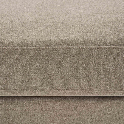 DUS-CC2-03380 Grade-C1 Dusk Miami Pouffe - Chenille Oatmeal RRP £199.00