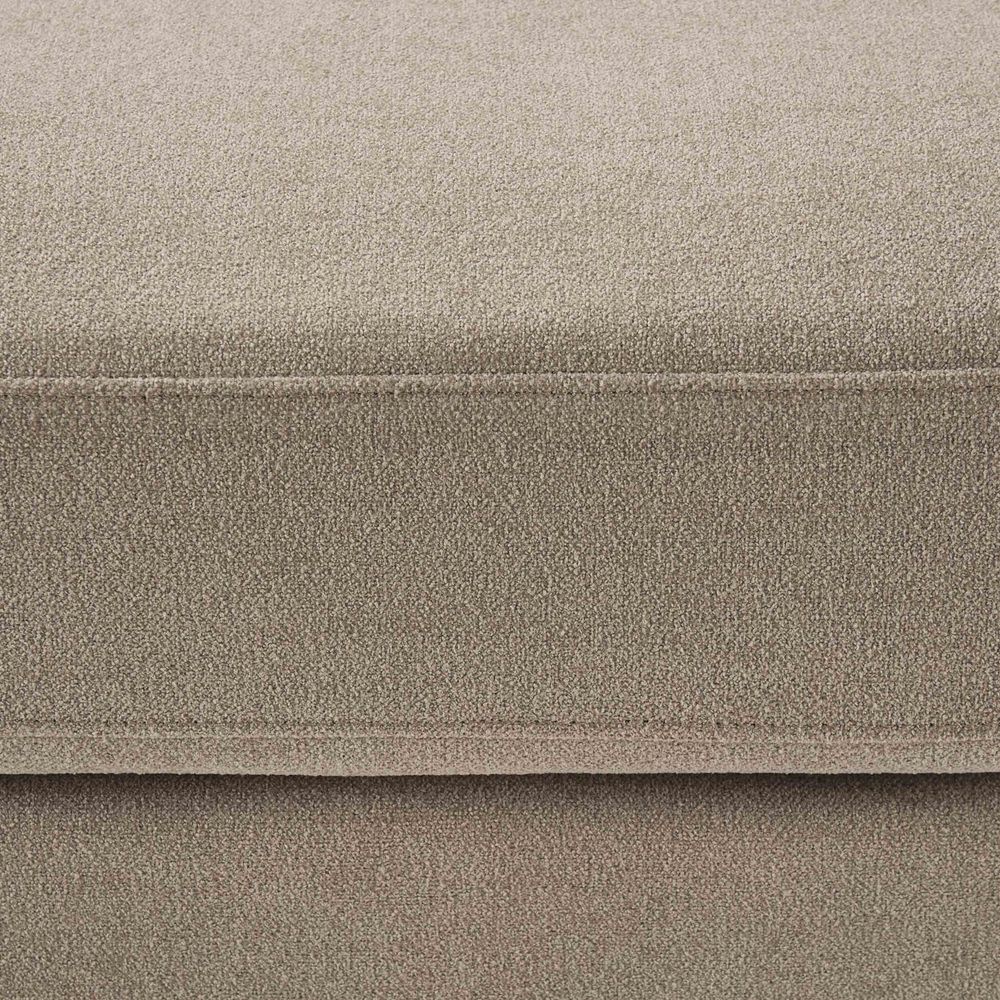 DUS-CC2-03921 Grade-B Dusk Miami Pouffe - Chenille Oatmeal RRP £199.00