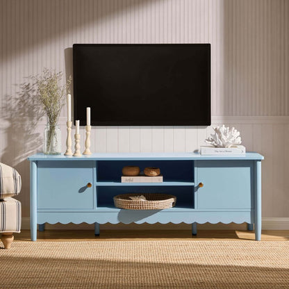 DUS-CC2-03941 Grade-B Dusk Betty Tv Unit for TVs up to 60" - Sky Blue RRP £111.00