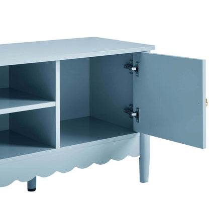 DUS-CC2-03941 Grade-B Dusk Betty Tv Unit for TVs up to 60" - Sky Blue RRP £111.00