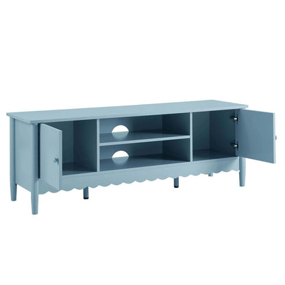 DUS-CC2-03942 Grade-B Dusk Betty Tv Unit for TVs up to 60" - Sky Blue RRP £111.00